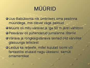 Assüüria ja Uus-Babüloonia kunst #11