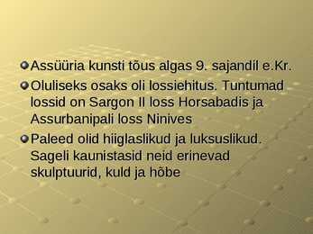 Assüüria ja Uus-Babüloonia kunst #5