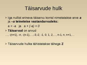 Reaalarvud- slaidid- #11