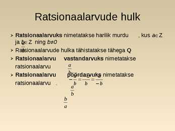 Reaalarvud- slaidid- #13