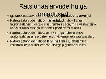 Reaalarvud- slaidid- #14