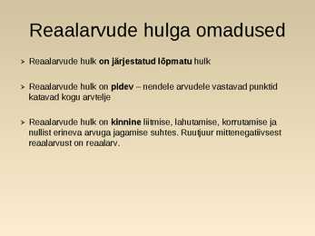 Reaalarvud- slaidid- #20