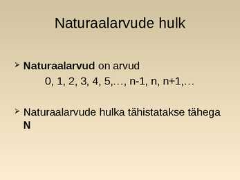 Reaalarvud- slaidid- #3