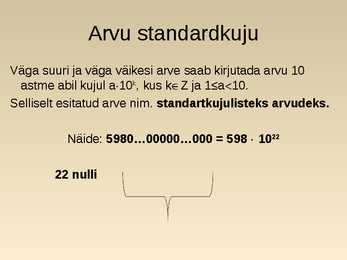 Reaalarvud- slaidid- #30