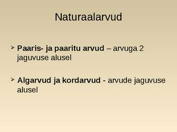 Reaalarvud- slaidid- #5