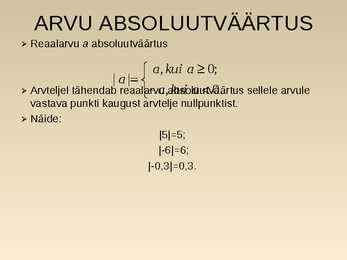 Reaalarvud- slaidid- #42