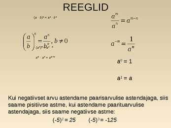 Reaalarvud- slaidid- #48