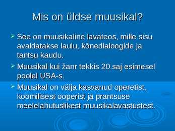 Muusikalist- Hüljatud #2