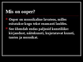 Ooper-Carmen #2