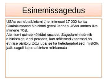 Albinism #3