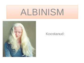 Albinism