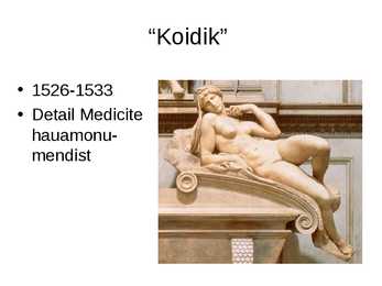 Michelangelo Buonarroti - esitlus #13