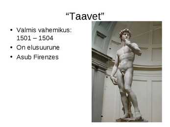 Michelangelo Buonarroti - esitlus #4