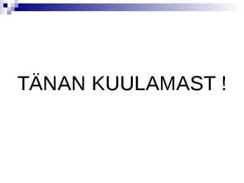 Ettekanne youtube kohta #12