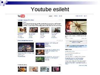 Ettekanne youtube kohta #4