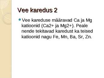 Vee karedus #3