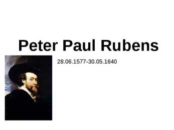 Peter Paul Rubens esitlus #2