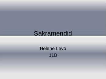 Sakramendid