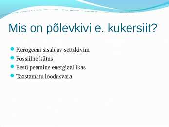Põlevkivi- slaidid- #2