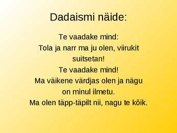 Dadaism- slaidid- #8