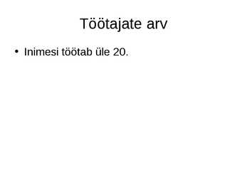 Põllumajandusministeeriumi slide töö #6