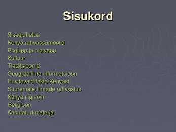 Kenya-presentatsioon #2