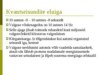 Valguse Teke-Luminestsents #4