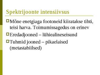 Valguse Teke-Luminestsents #5
