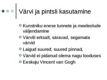 Fovismi kokkuvõte #3