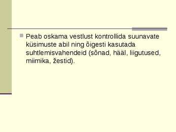 Kuulamisoskus #4