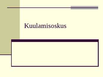 Kuulamisoskus
