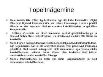 Parved- koos rändavad tähed #4