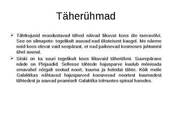Parved- koos rändavad tähed #5