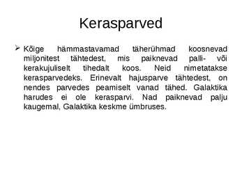 Parved- koos rändavad tähed #6