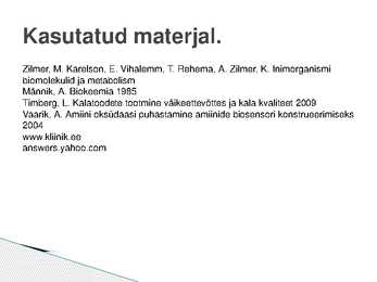 Uurimustöö Miks on kalal-kalalõhn #6