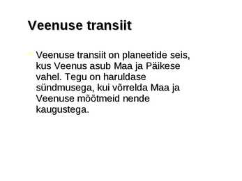 Planeet Veenus- slaidid- #12