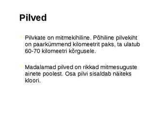 Planeet Veenus- slaidid- #8