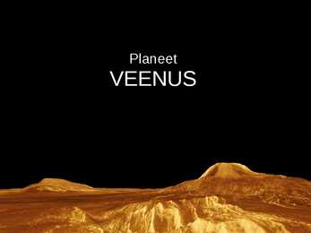 Planeet Veenus- slaidid-