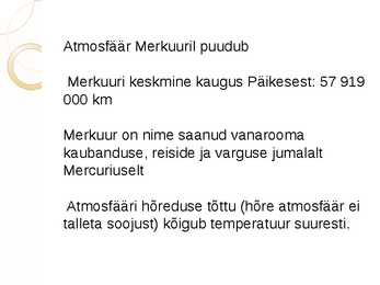 MERKUUR slaidiesitlus #4