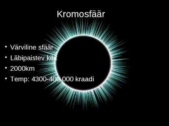 Esitlus päikesest #12