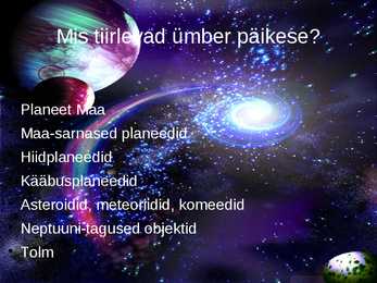 Esitlus päikesest #3