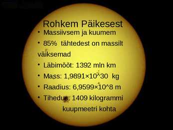 Esitlus päikesest #4