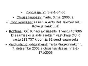 Kohtuotsus 3-2-1-34-06 #2