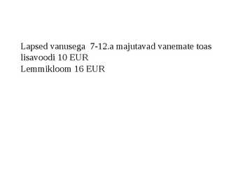 Kolmetärnihotellide tutvustus ja näited #6