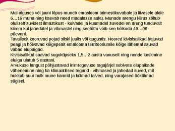 Teise kaitsekategooria looma ja taimeliigid-powepoint #11