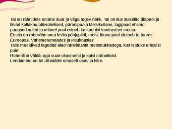 Teise kaitsekategooria looma ja taimeliigid-powepoint #6