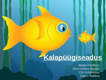 KALAPÜÜGISEADUS-powerpoint