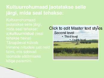 KULTUURROHUMAAD-Powerpoint #4