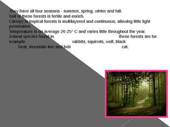 Different types of forests and their forms of usage #11
