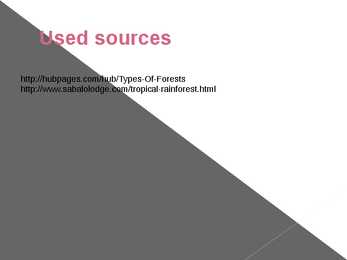 Different types of forests and their forms of usage #17